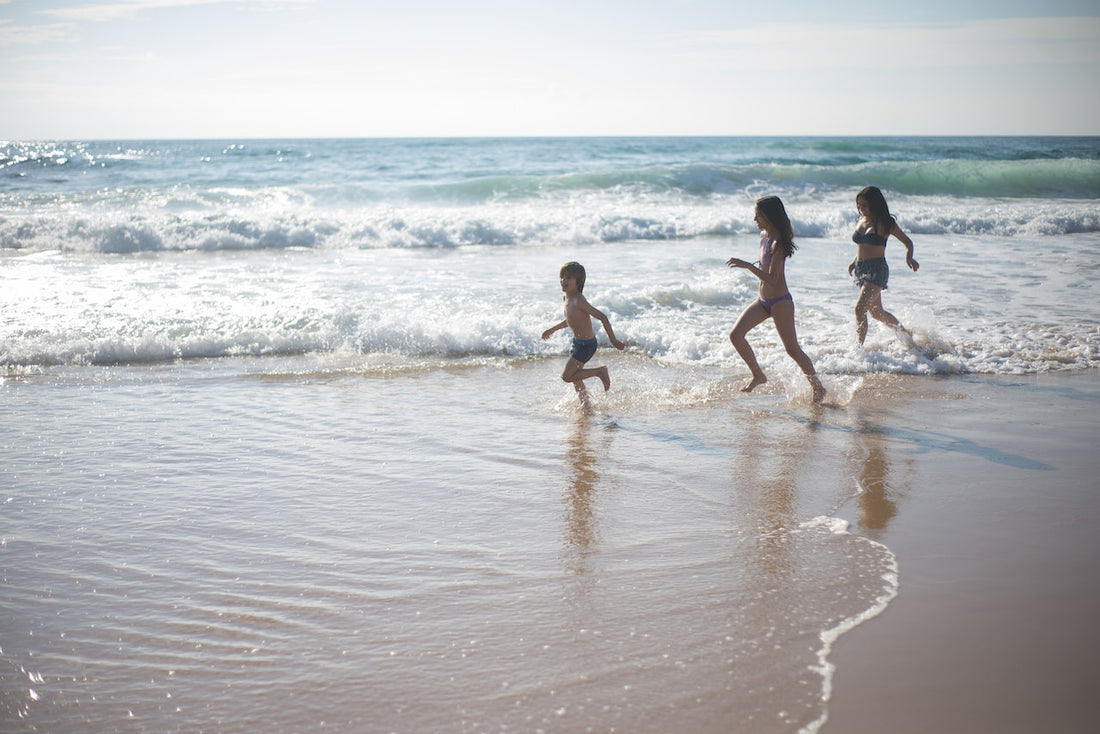 Family vacation at the beach